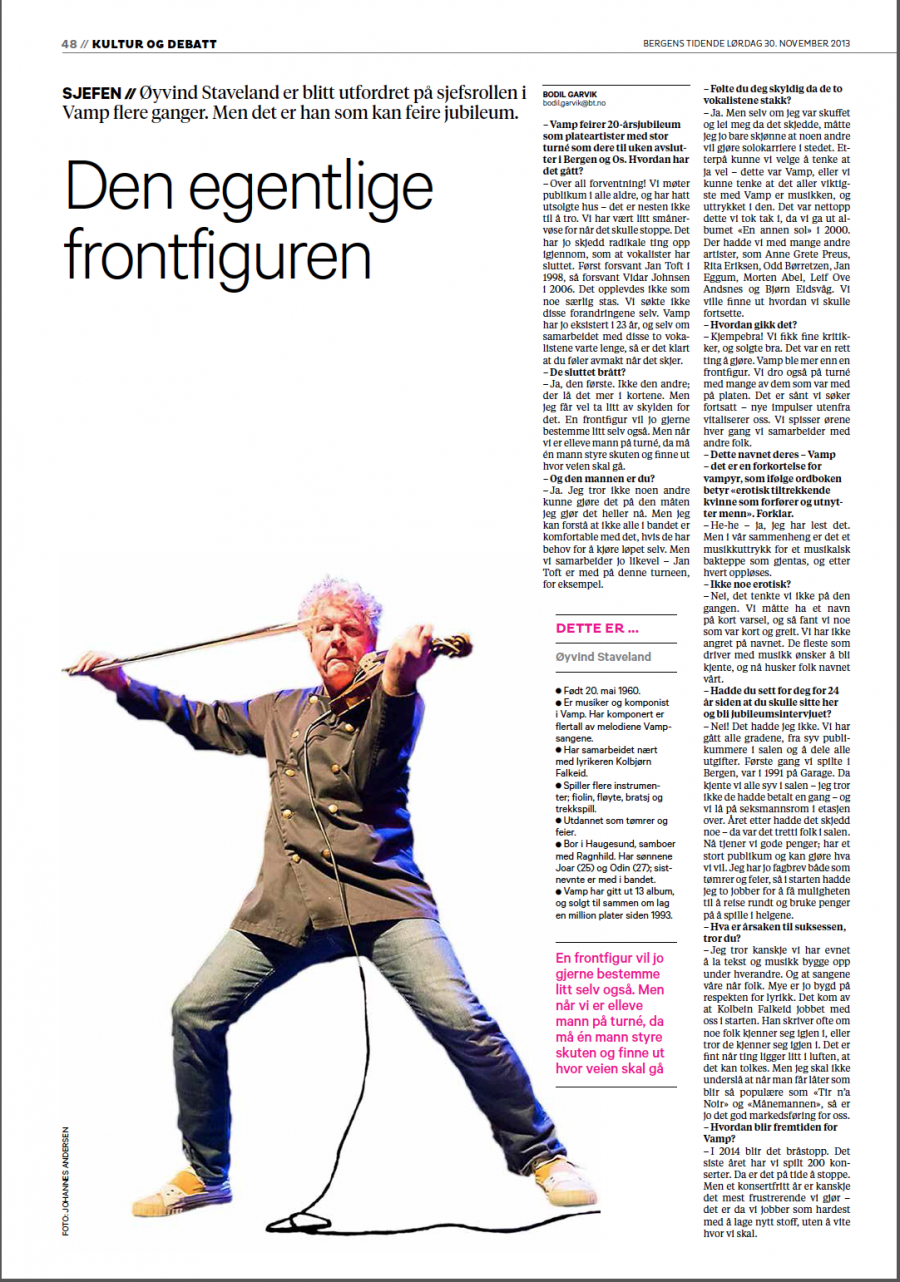 Faksimilie Bergens tidende 30.11-2013